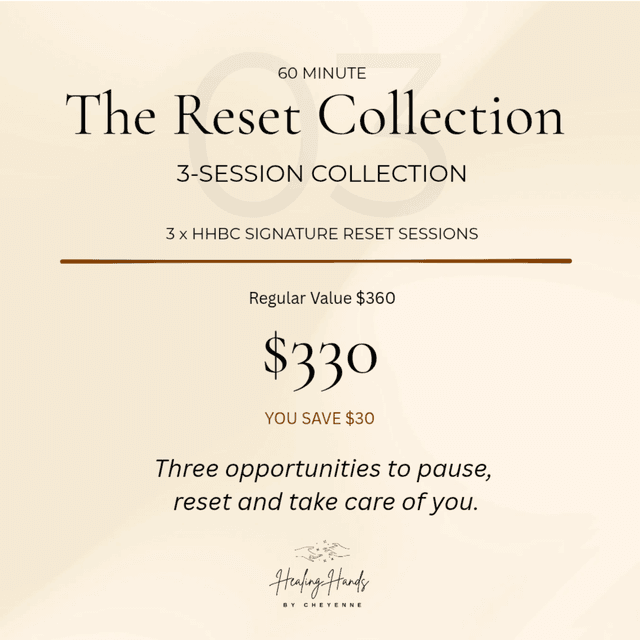 3 Session - Reset Collection at Healing Hands By Cheyenne LLC in Cedar Rapids, IA
