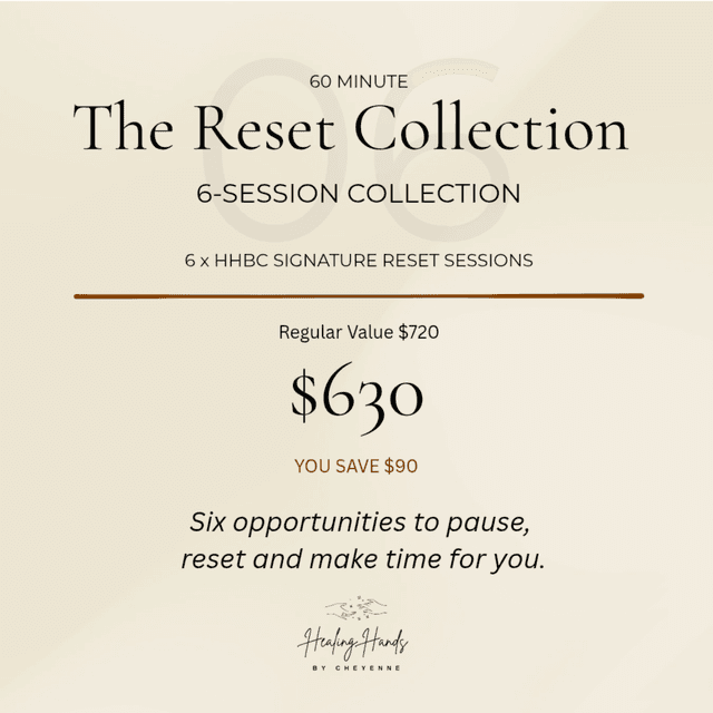 6 Session - Reset Collection at Healing Hands By Cheyenne LLC in Cedar Rapids, IA